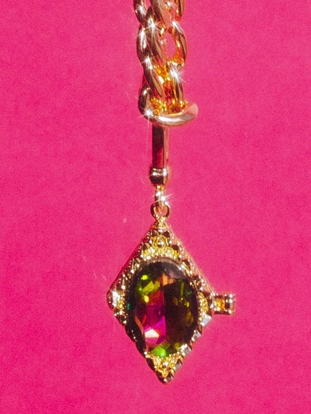 FEED ME GEMS “Feed Me Charms” Chain Bracelet with Volcano Judas Charm - Picture 3 of 5
